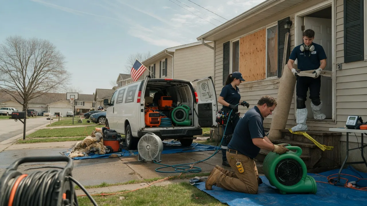 Water Damage Restoration in Simpson, IL near me